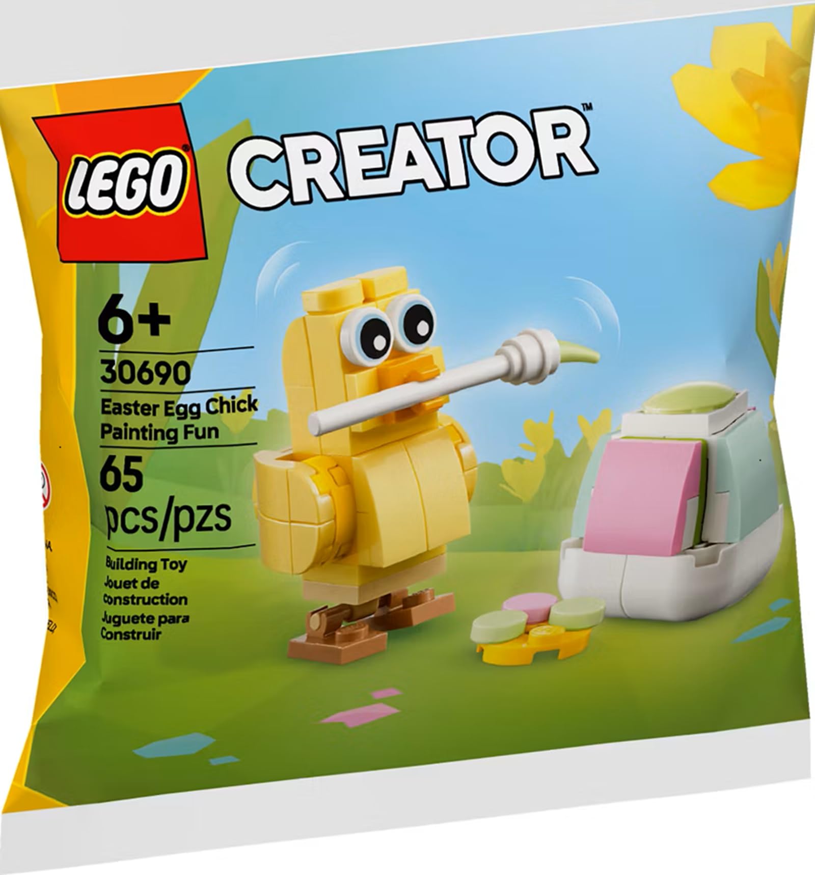LEGO Easter Egg Chick Painting Fun