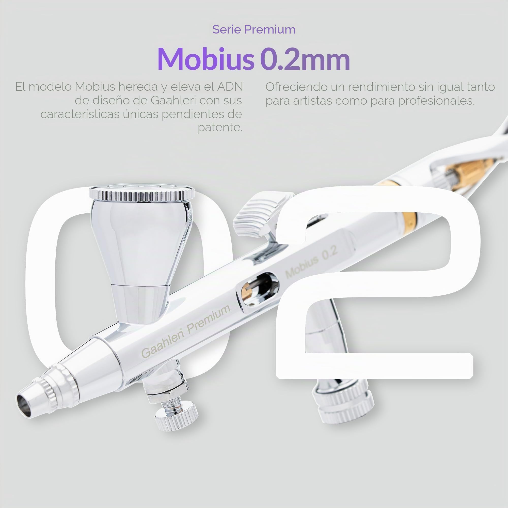 Gaahleri Airbrush Premium Series GHPM-Mobius 0.2mm
