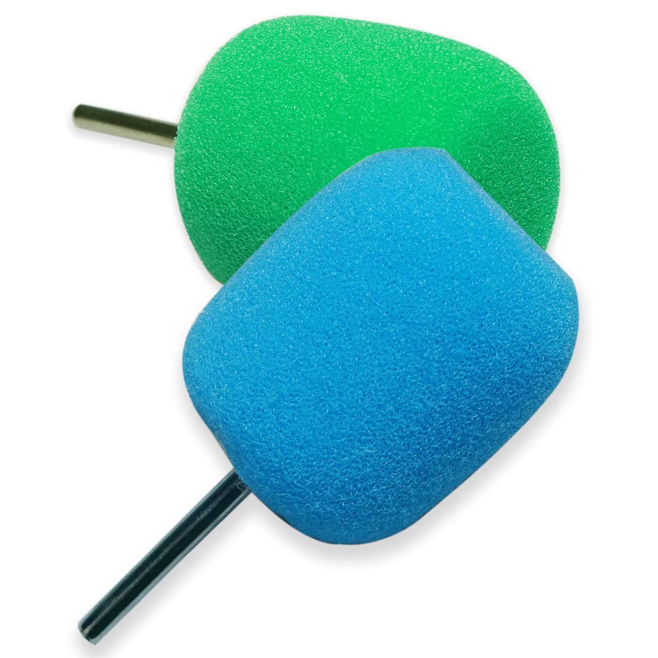 Kit Tamponi Lucidatori Conici Per Mini Trapano - Spugna E Lana Per Lucidatura Piccole Aree Auto - Blu/Verde/Nero