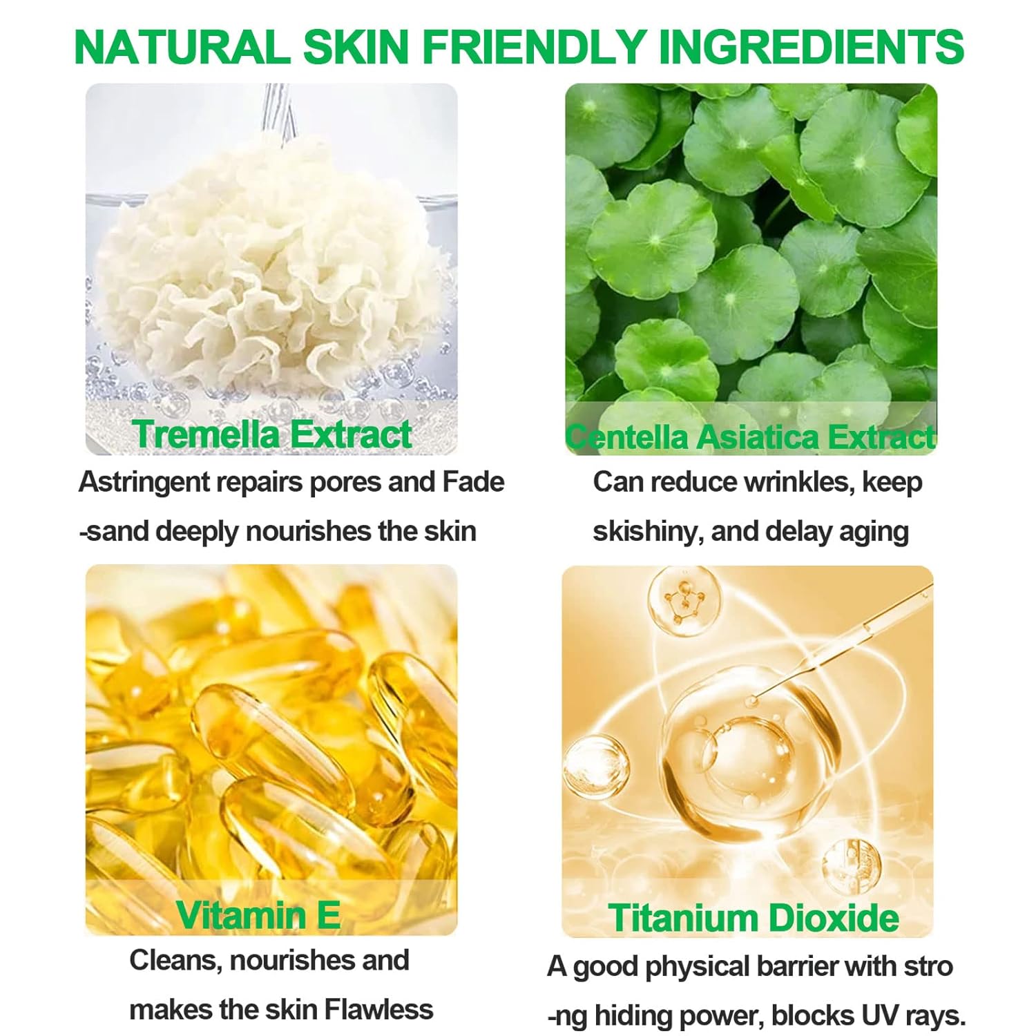 Mushroom Head Air Cushion CC Cream Foundation, BB Cream Makeup Foundation Moisturizing Concealer Bright Makeup Cushion Foundation Base Long-lasting Matte Concealer Oil Control - Natural (#02) : Beauty & Personal Care