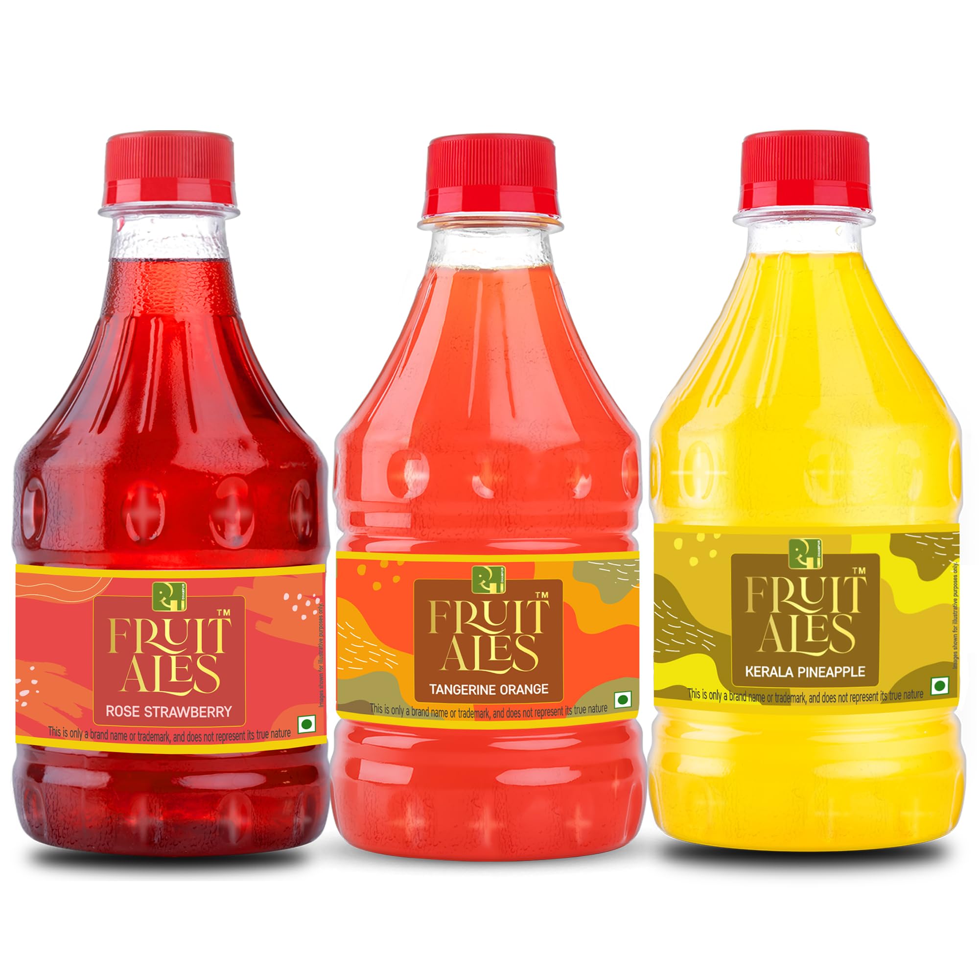 Dhampure Speciality Kids Mocktail Syrup - Rose Strawberry, Tangerine Orange & Kerala Pineapple For House Parties - 900Ml (3 X 300Ml) | Makes 12-15 Drinks Per Bottle-image-34