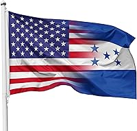 Vista 18 de Bandera de México El Salvador - 3x5 pies de nailon, uso en exteriores e interiores