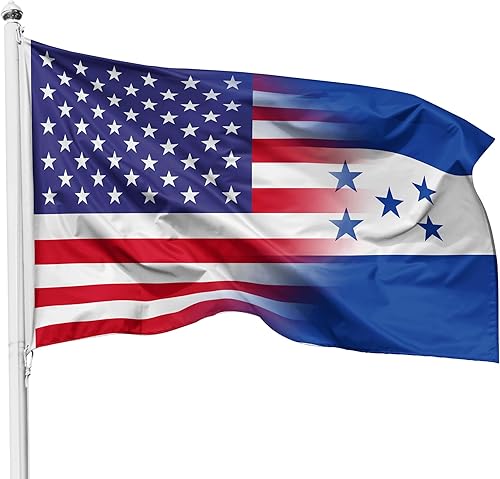 Miniatura 18 de Bandera de México El Salvador - 3x5 pies de nailon, uso en exteriores e interiores