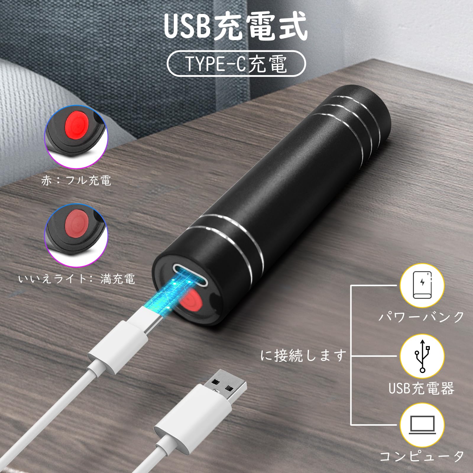 Amazon.co.jp: Heathredy赤色光懐中電灯、携帯近赤外線懐中電灯