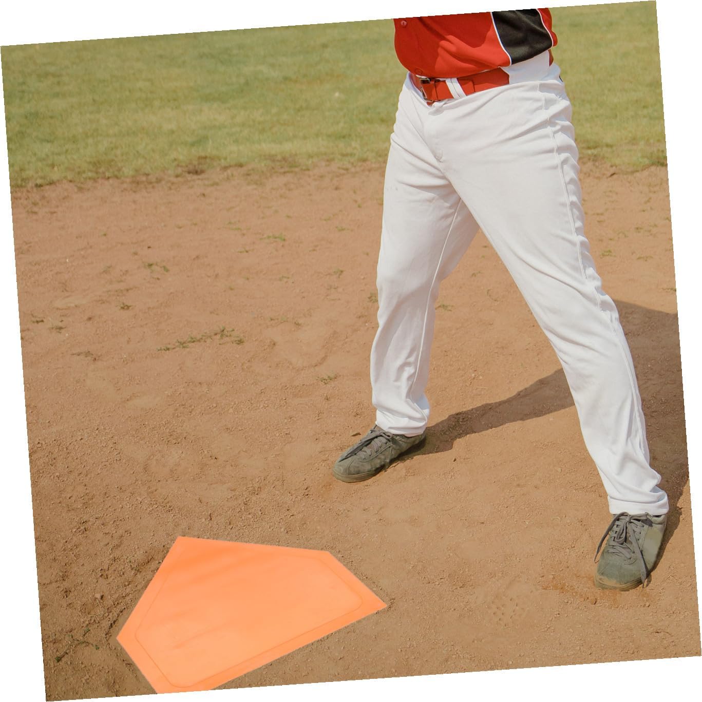 balacoo 1Set Kickball Rubber Base Softball Pitcher Plate Durable Rubber Baseball Field Equipment for Training Practice for Camps and Recreational Play