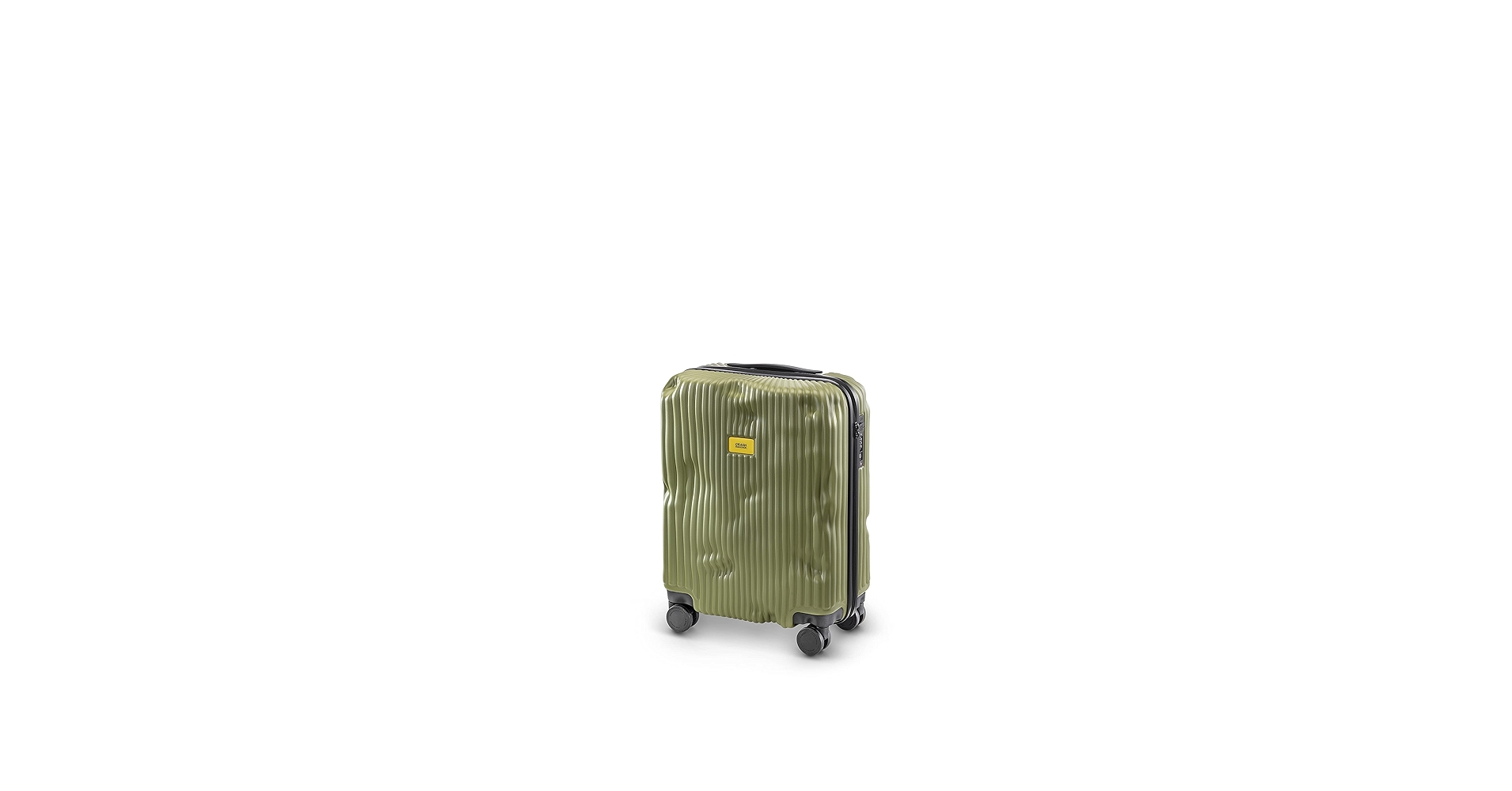 Amazon.com | CRASH BAGGAGE Stripe Suitcase | Olive | 36L