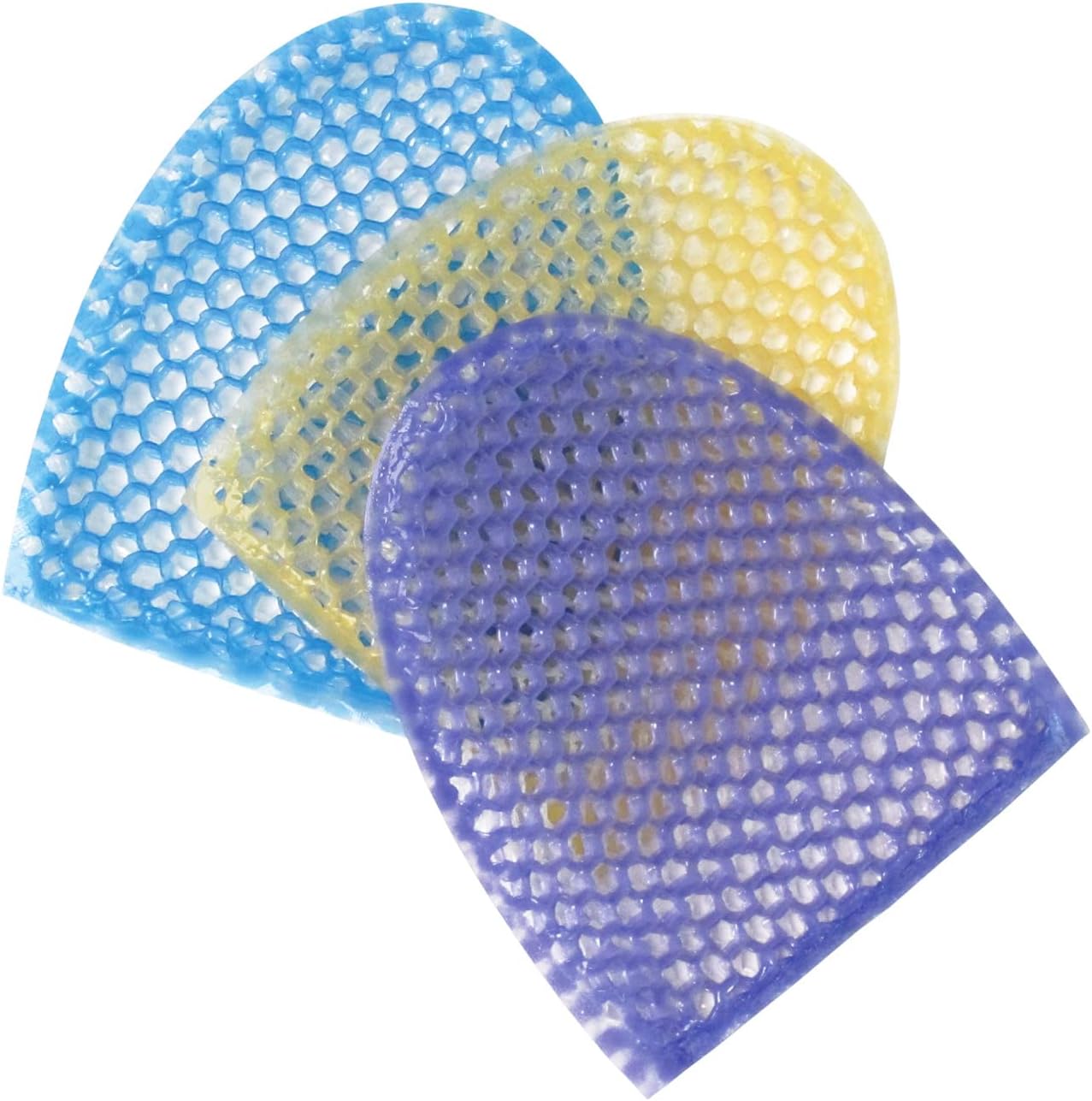 SupracorSpaCell Facial Sponge - Face Scrubber, Honeycomb Face Exfoliator for Smoother, Softer, and Younger Looking Skin, Pack of 3