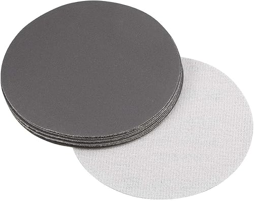 Miniatura 6 de uxcell Discos de lijado en seco y húmedo de 5 pulgadas, disco de lijado de gancho y bucle de grano 800, papel de lija de carburo de silicio, 10