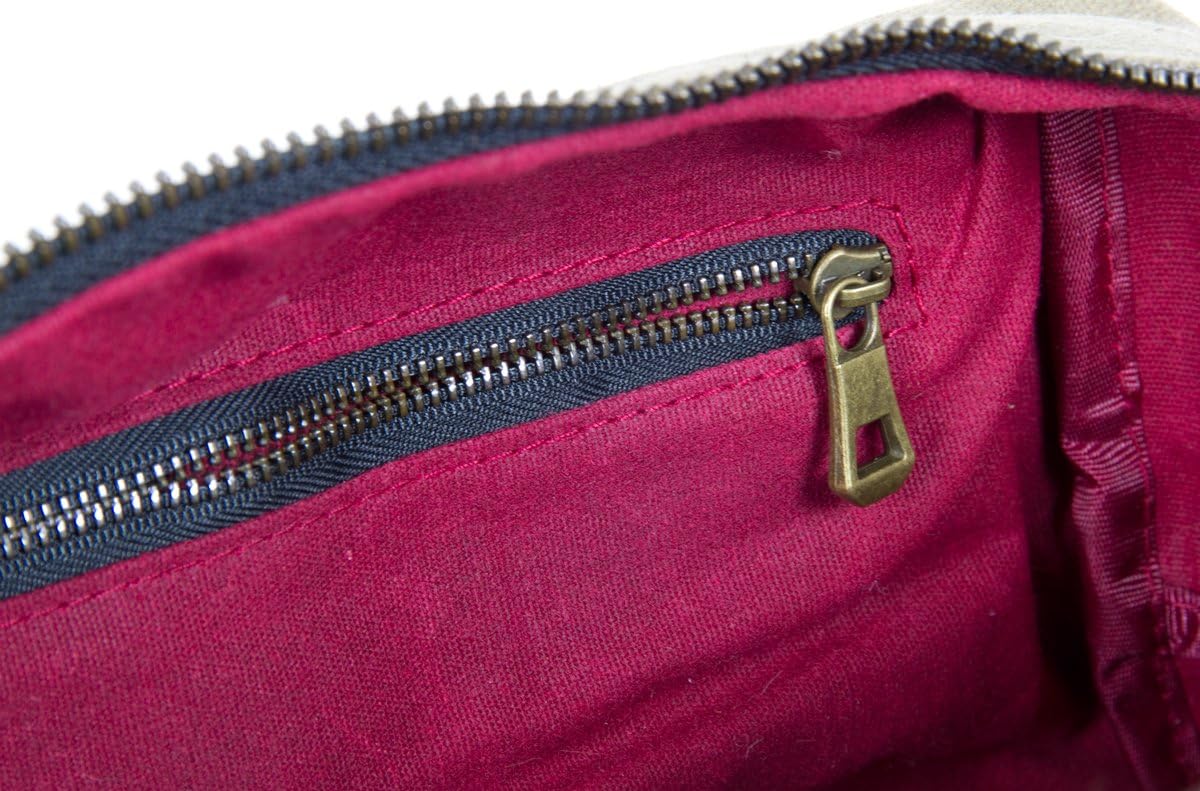 FAT FELT the DOPP KIT | Waxed Cotton Canvas shave and toiletries bag with leather handle