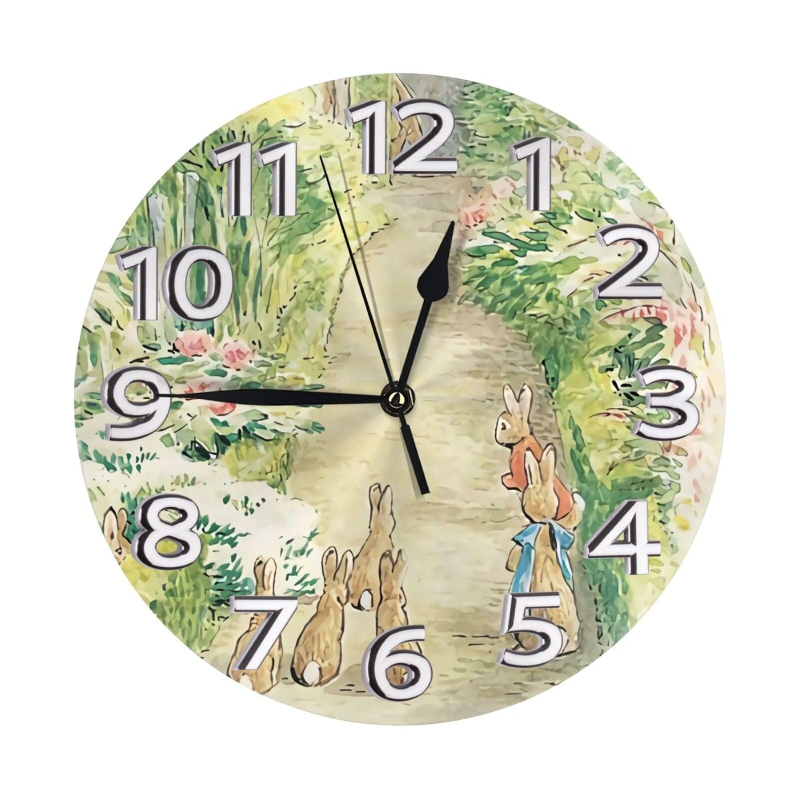 ピーターラビットの掛け時計 ピーターラビット™の作者ビアトリクス・ポター™生誕150周年