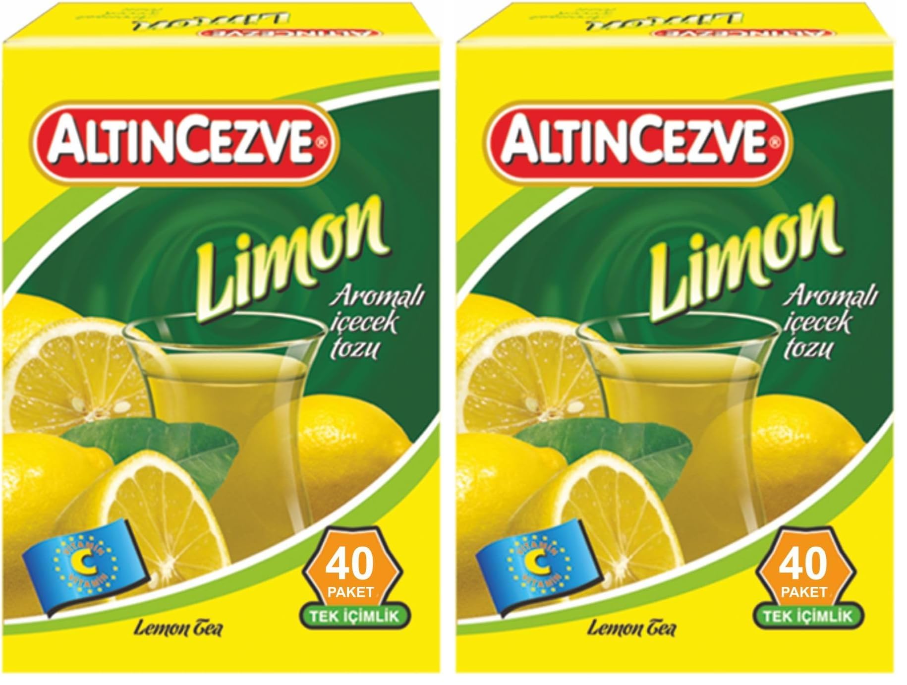 Altıncezve Limon Aromalı Tek İçimlik İçecek Tozu 1,5 Gr x 40 Adet 2li paket