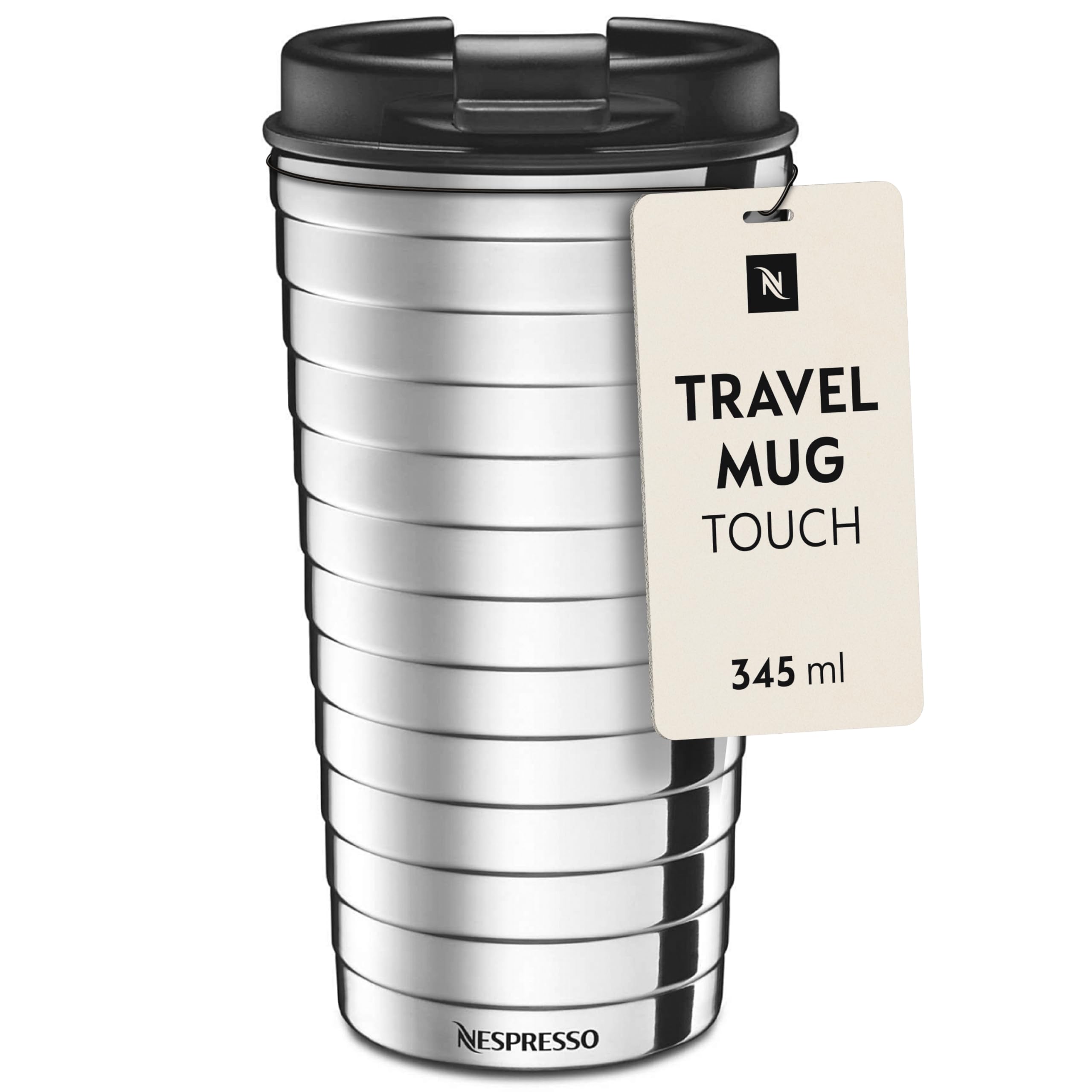 Nespresso TOUCH Travel Mug Thermobecher Silber 345ml