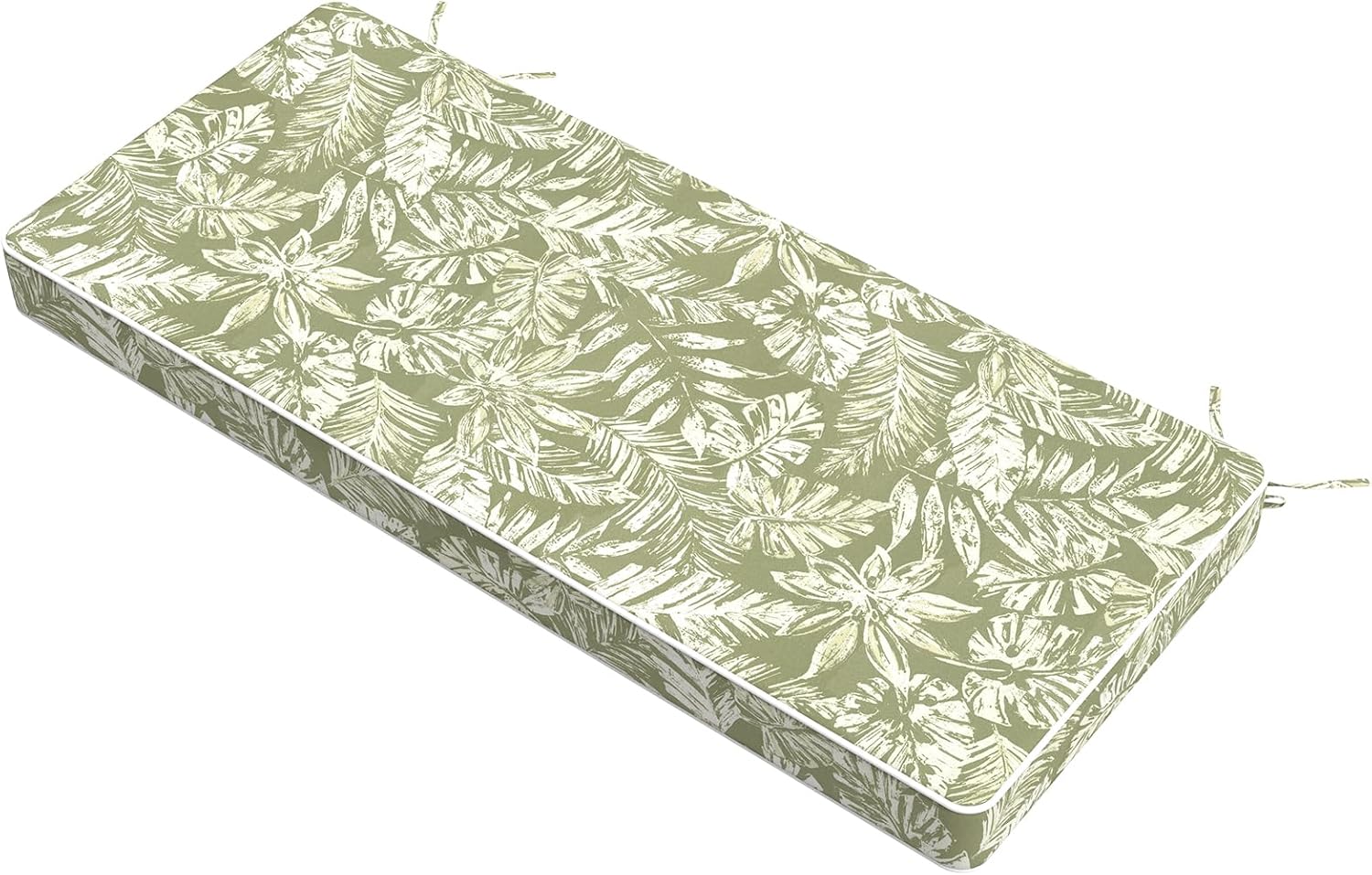 Outdoor Bench Cushion, Patio Furniture Cushions 42x18x3 Inch, All-Weather Seat Chair Swing Couch Pad, Garden Porch Loveseat Long Glider Bench Cushion, Clemens Blue