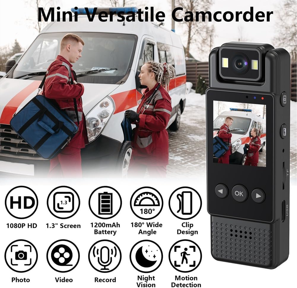 L12 Wifi Body Camera HD 1080P Motion Detection description image 7