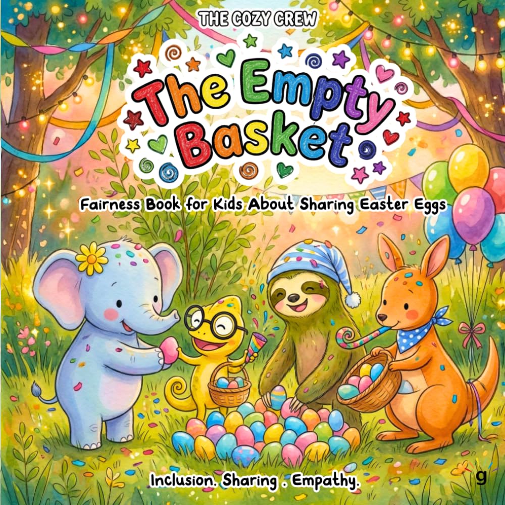 Fairness Book for Kids About Sharing Easter Eggs: A Cozy Preschool Social Skills Story About Inclusion, Empathy, and Big Feelings (COZY CREW - Social Emotional Learning Books for Kids Ages 3-6)