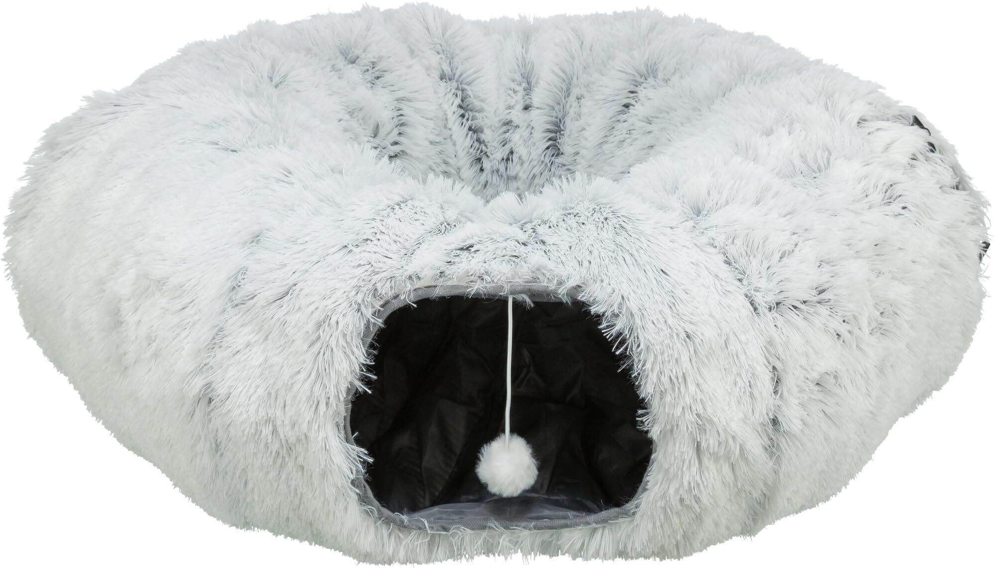 Trixie tunnel per gatti Harvey, regolabile individualmente, ø 25 × 160 cm, grigio, per giocare e scoprire – 42983