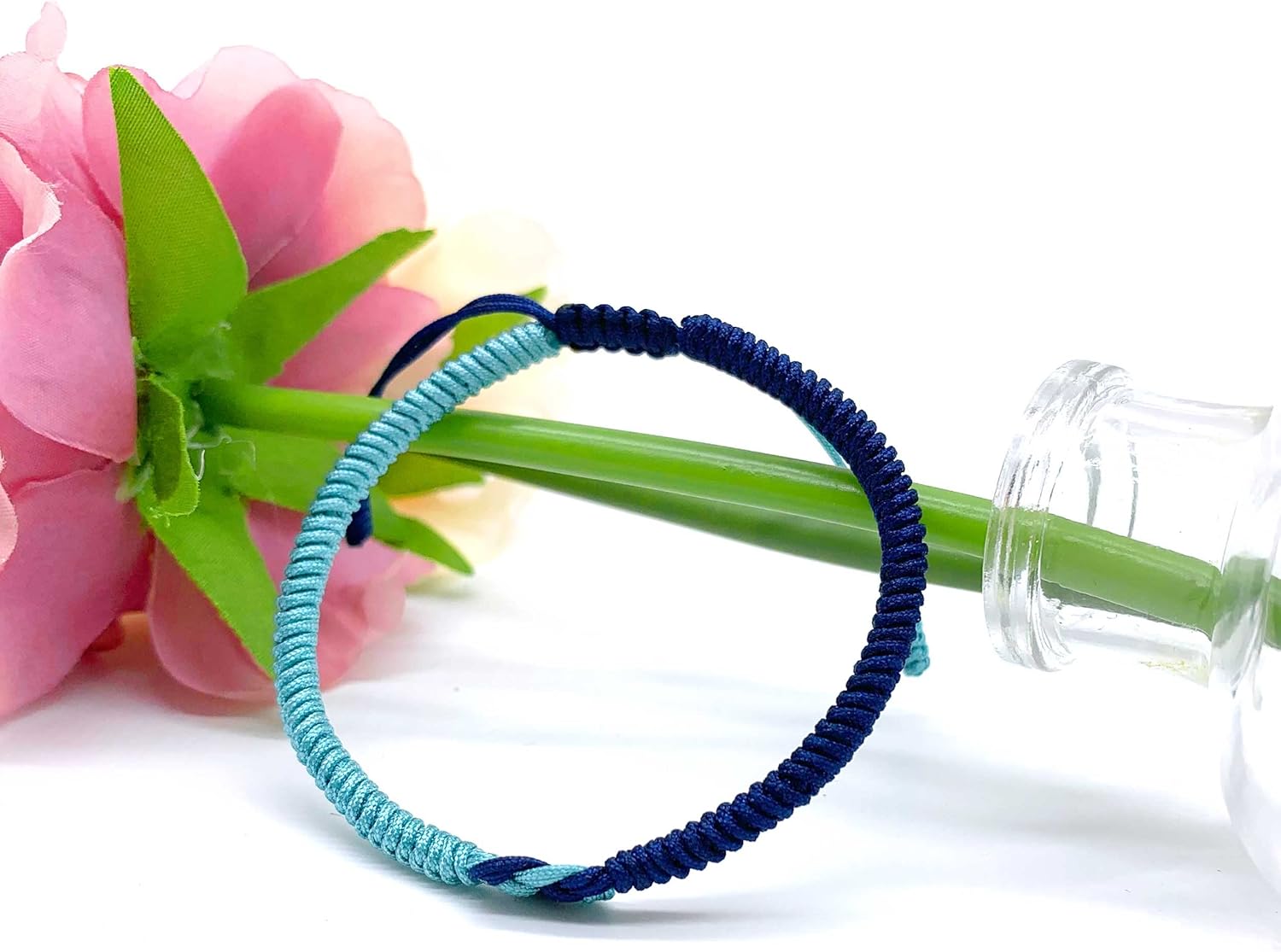 LAMIBEE Infinity Love Multicolor Bracelet for Men Women, Tibetan Lucky Amulet Knot Bracelet, Woven Thread String for Friend and Couple, Peace and Protection - Image 7