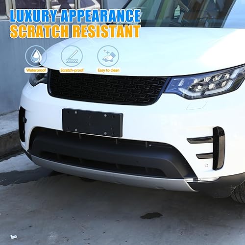 Miniatura 3 de LLKUANG Cubierta de ventilación de rejilla de parachoques delantero compatible con Land Rover Discovery 5 L462 2017-2023, accesorios decorativos de