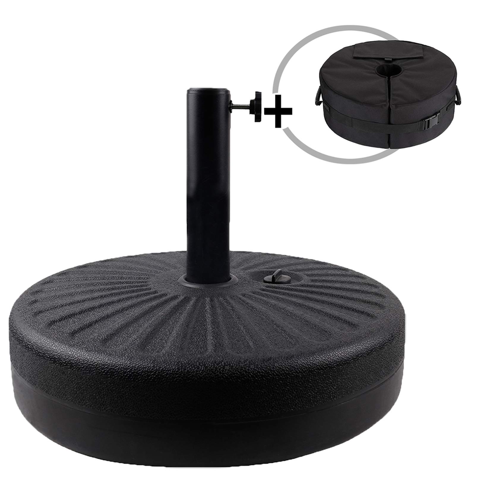 Buy Eletiffi 2in1 Parasol Base Umbrella Heavy Duty Garden Weights Stand