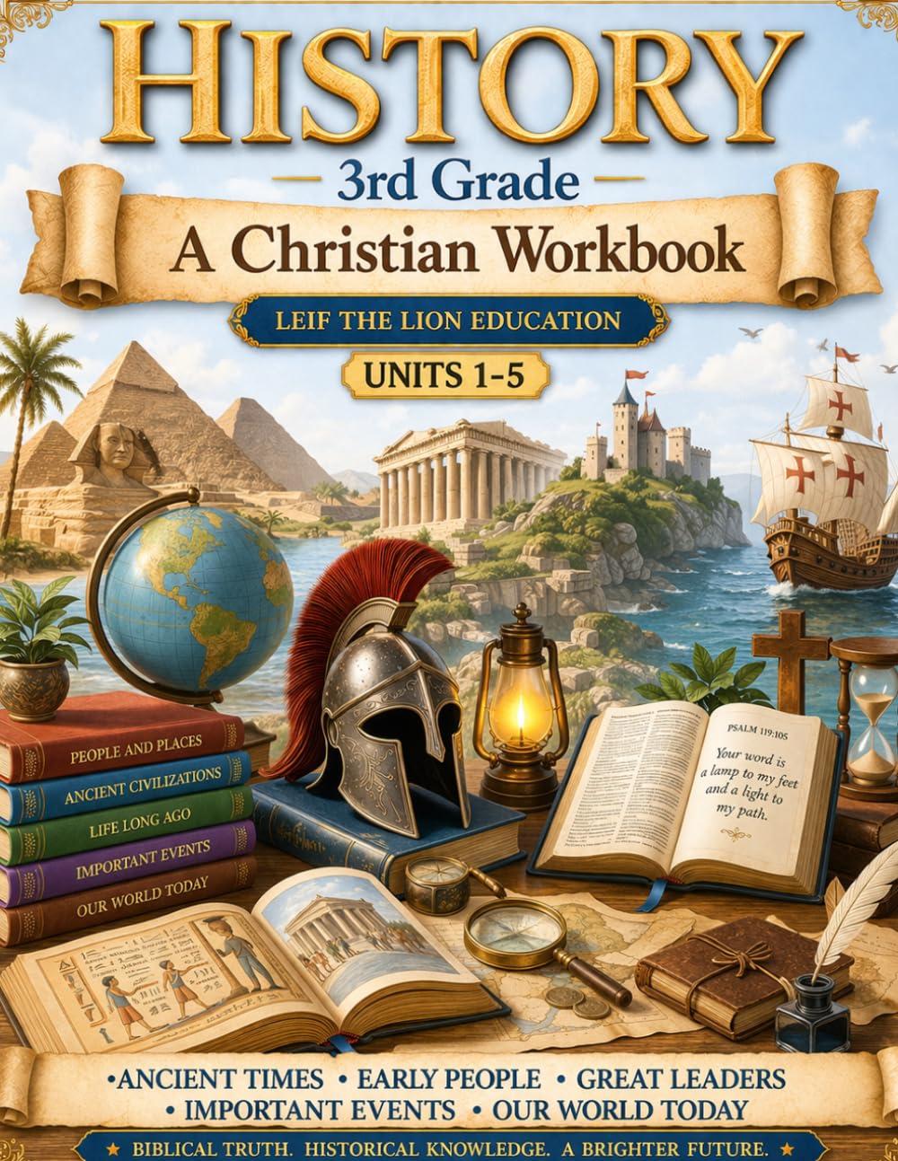 3rd Grade History - Semester 1: A Christian Homeschool Workbook (Units 1 -5) (History Semester Workbooks)