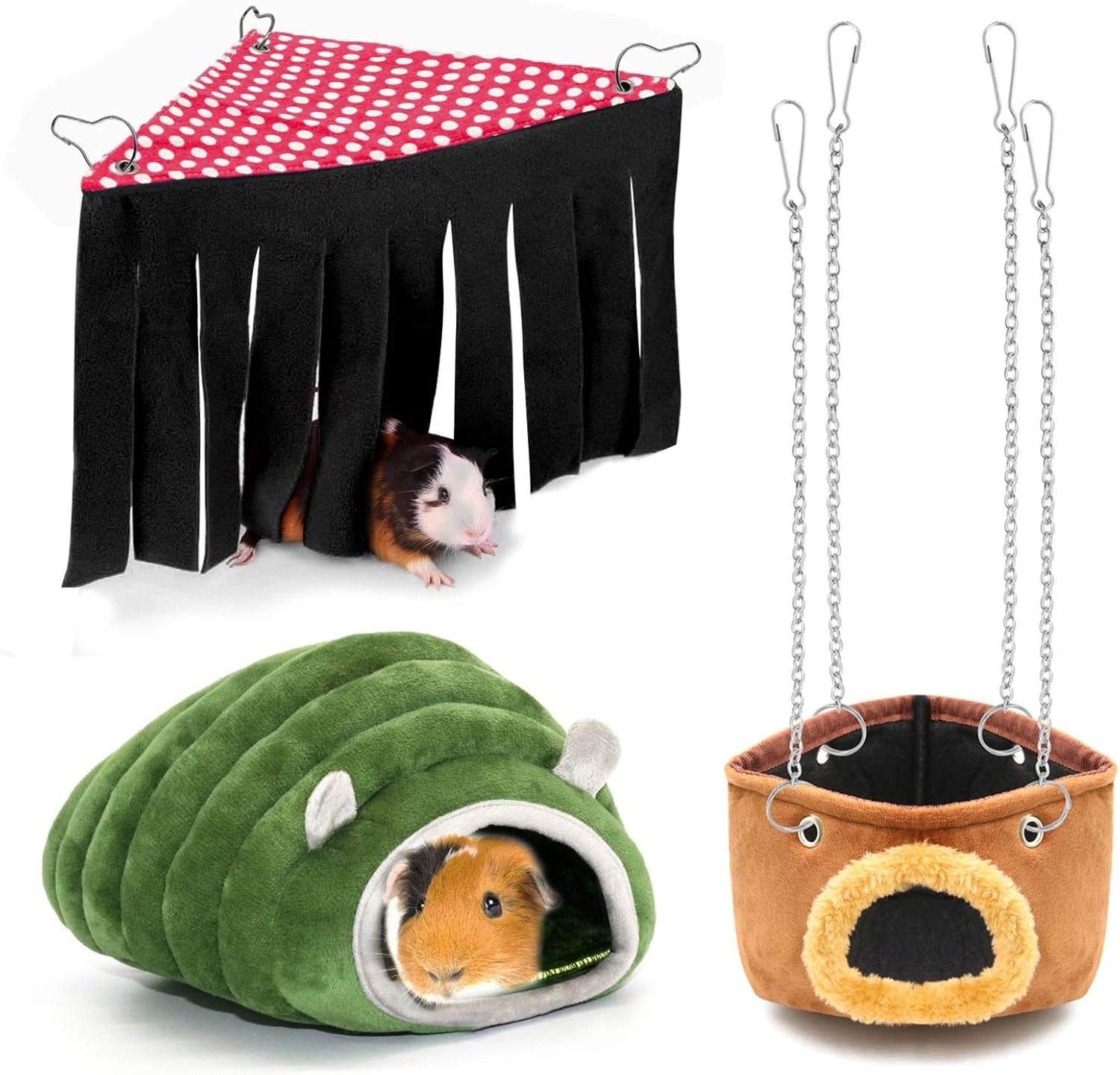 guinea pig fleece hideouts