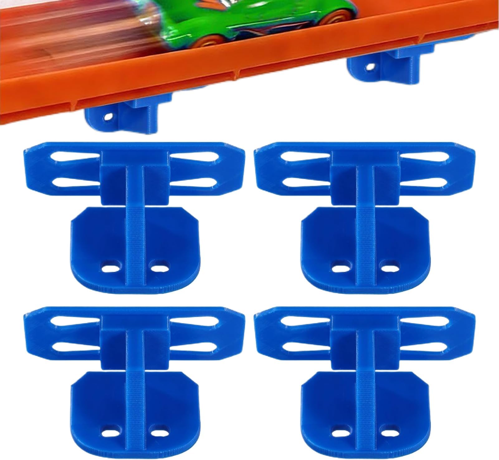 Wall Mounted Scale Cars Single Lane - Display Rack For 1/64 Diecast Collection | Hangable Track Holder Bracket For Toy Trucks & Automotive Models | Easy Mount Organizer For Home, Bedroom & Playroom