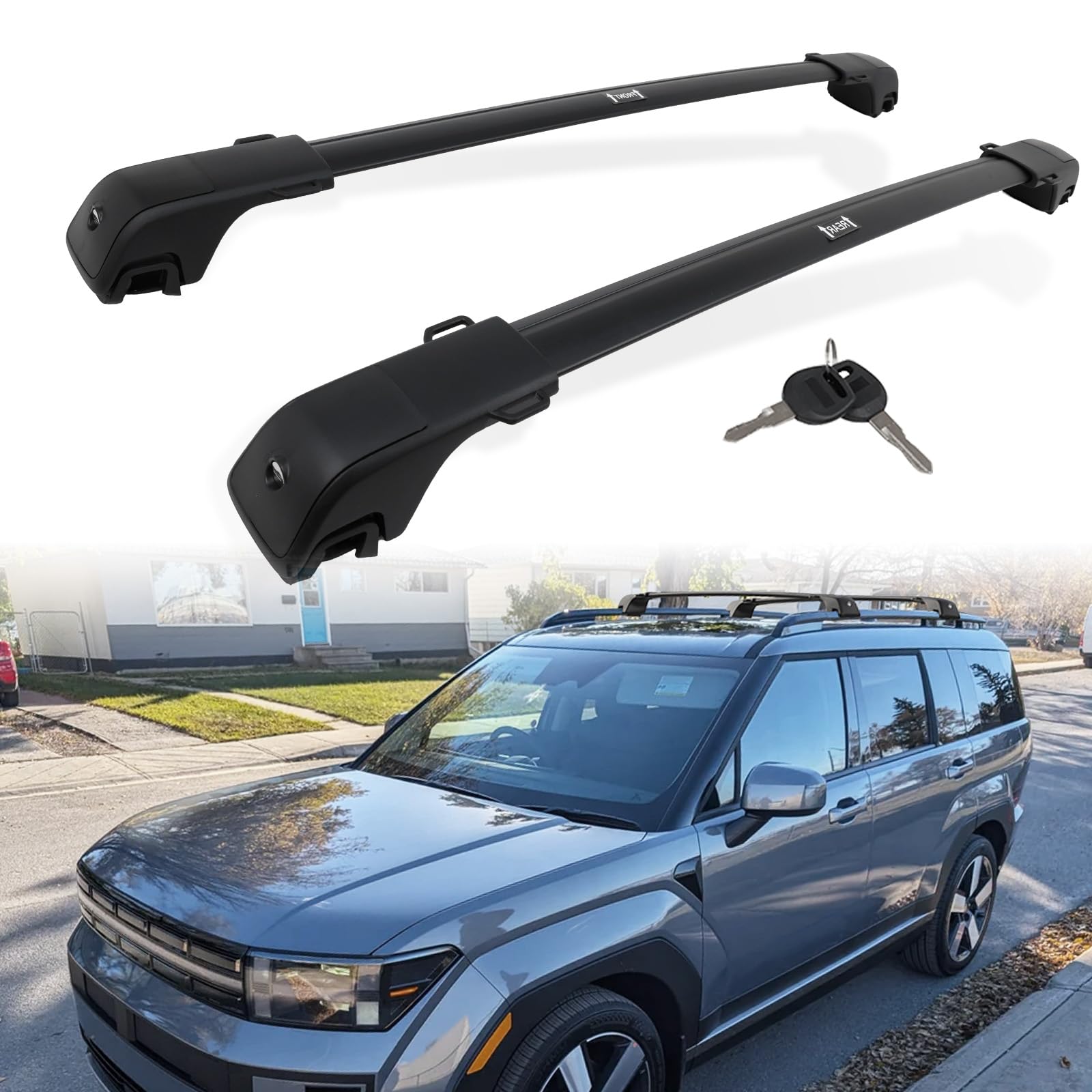 Amazon.com: 330LBS Lockable Cross Bars Roof Rack Fit for Hyundai