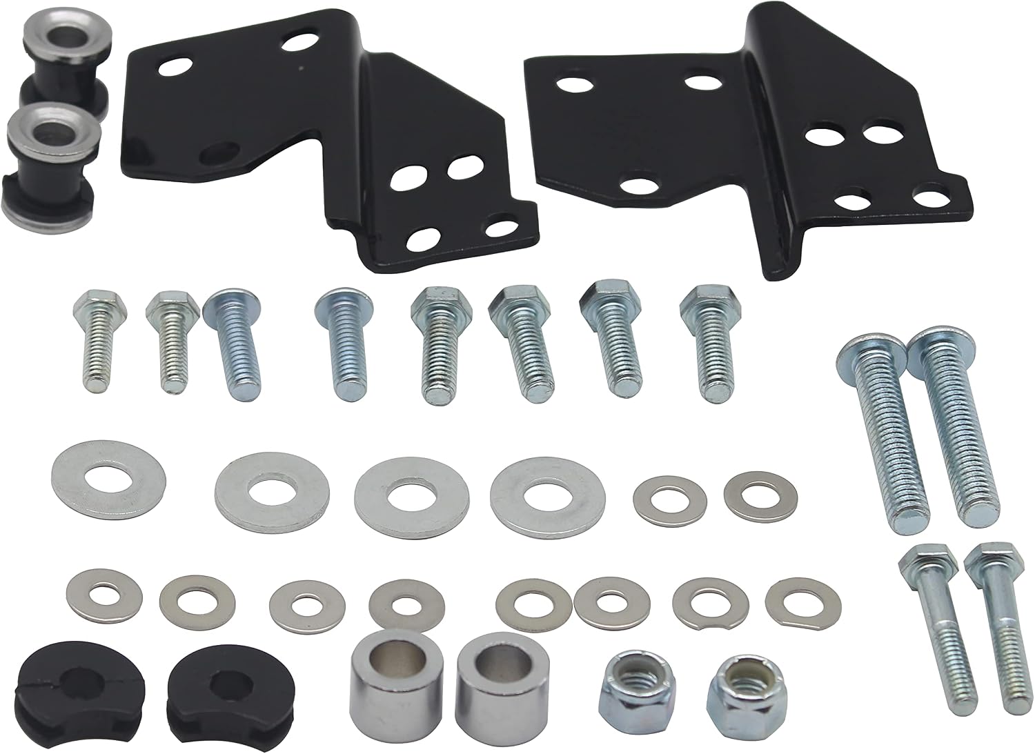 YHMOTO Detachable Docking Hardware Kit Mount Fits Compatible with Sissy Bar/Two Up Tour Trunk/Mounting Rack for Harley Touring Road King Road Glide Street Glide Electra Glide 1997-2008