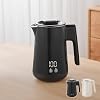 SKK Electric Kettle, Keeps Warm Even After Fast Boiling, 2.8 gal 0.8 L, Heat Retention Function, 6 Levels of Temperature Adjustment, Empty Firing Prevention, Removable Lid, Stainless Steel, Double