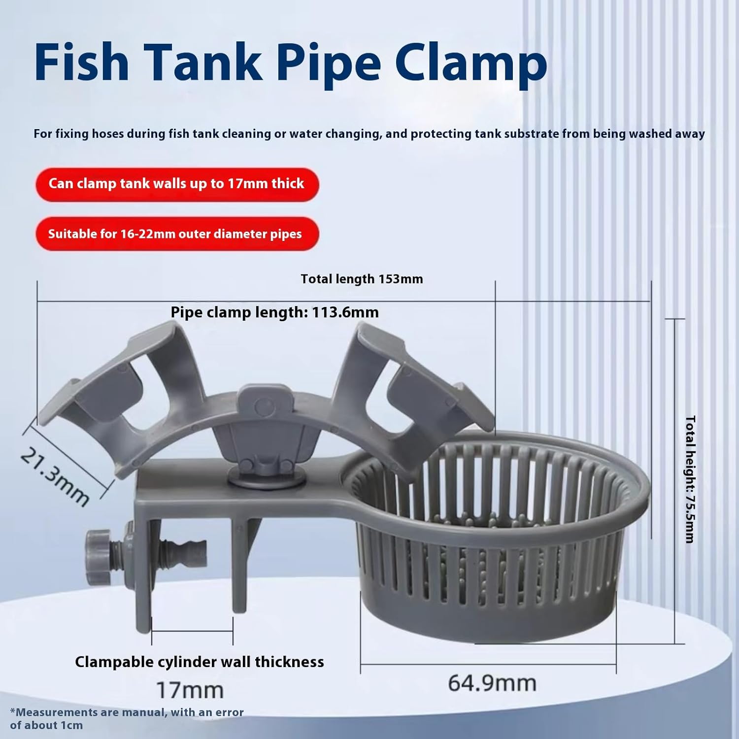 Stable Aquarium Water Change Diffuser and Flow Controller for Betta Fish Tanks, Spill-Free Efficient Filling Tool for Rimless and Rimmed Aquariums to Protect Plants and Substrate (2PCS)