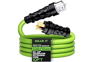 GearIT 50-Amp Generator Cord 10 Ft: Unleashing Reliable Power