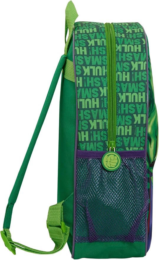 Boys 3D Incredible Hulk Backpack Kids 