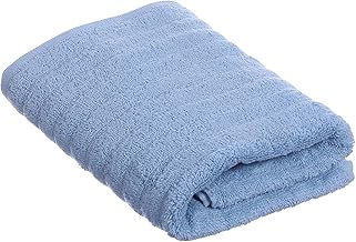 منشفة قطن مخططة لليد من جاكاردينا، 50 × 100 سم - ازرق فاتح