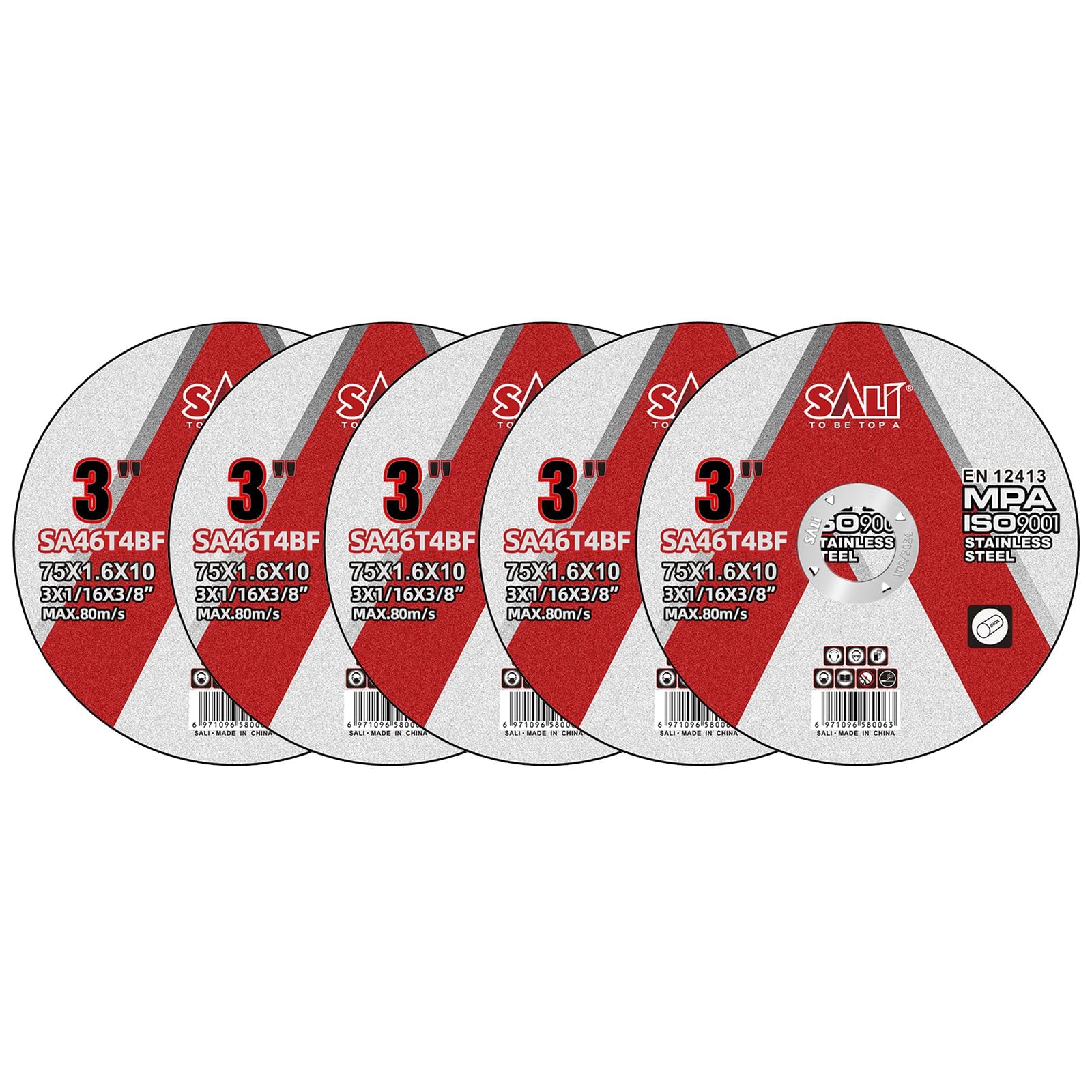 SALI Cut-Off Wheels - 50 Pack for Metal & Stainless Steel -7