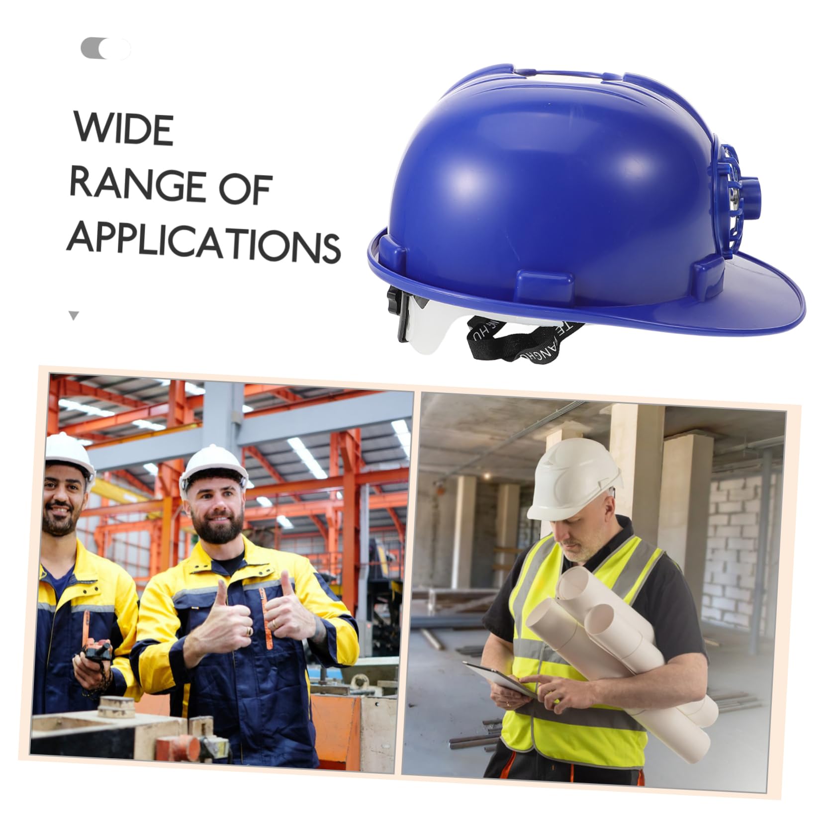 Hemobllo Casco Sombrero De Seguridad para La Construcción Sombrero De Construcción Hombres El Plastico