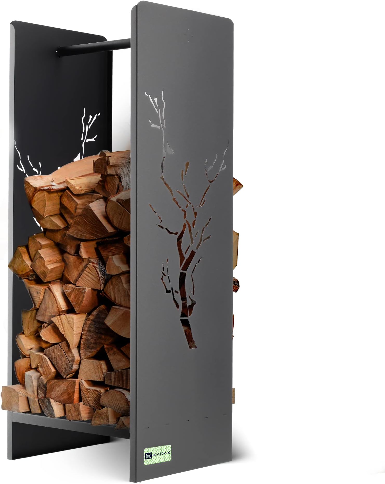 KADAX Range Buche, Etagere Interieure pour Buches de Cheminee ...