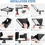 NEEWER X12 14 d'aluminium de pouce pour iPad Smartphone tablette DSLR Caméras avec télécommande, étui, APP Compatible avec iOS/Android pour l'enseignement en ligne/Vlogger/Live Streaming