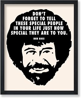 Monem Art Special People In Your Life Poster - Bob Quotes Print - Motivational Art - Encouraging Art - Gift for Men & Women - Inspiring Decor for Bedroom or Office - 8x10 UNFRAMED Wall Art