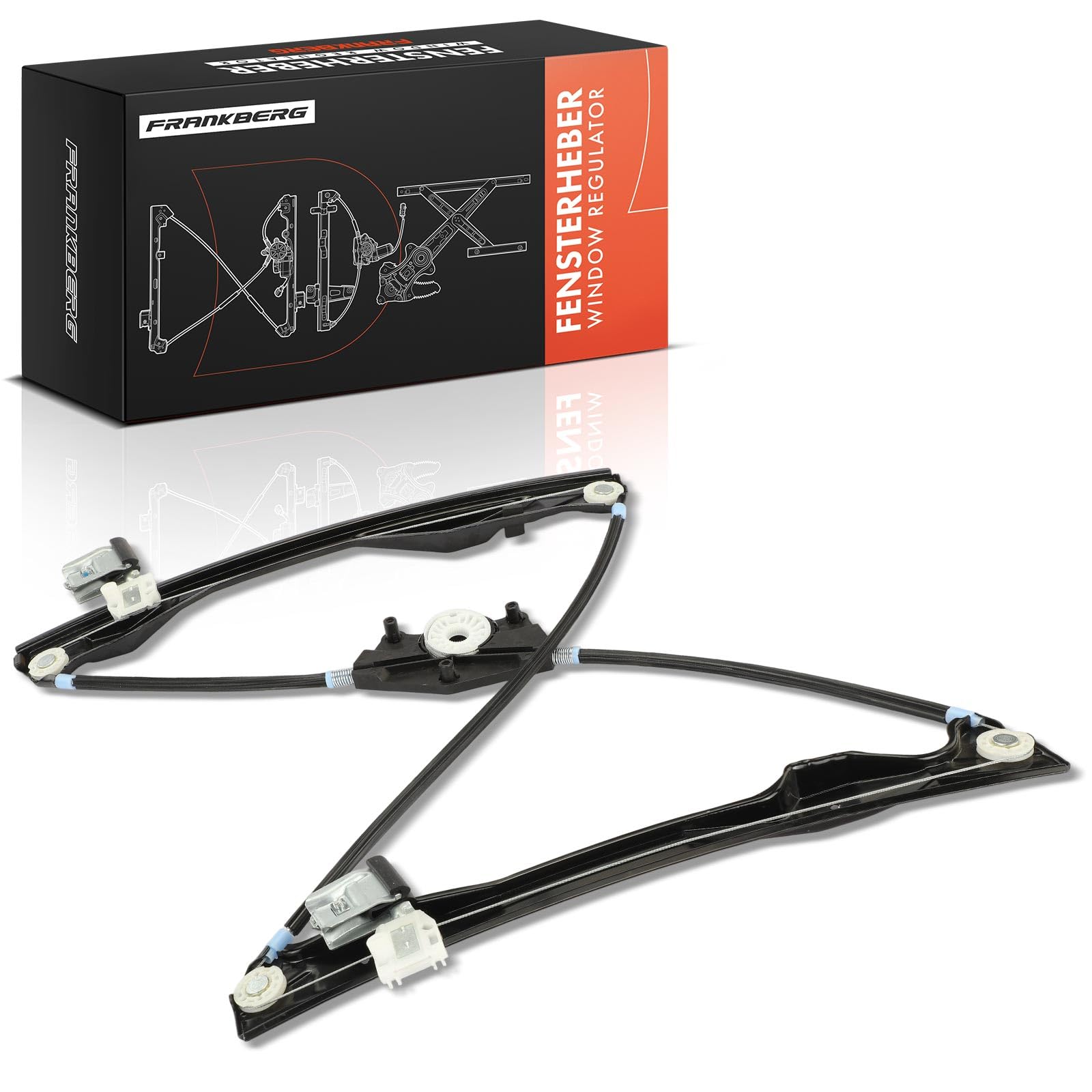 Frankberg Fensterheber elektrisch ohne Motor 4/5 Türer Vorne Links Kompatibel mit Fabia I 6Y2 6Y3 6Y5 Alle Motoren 1999-2008 6Y1837461