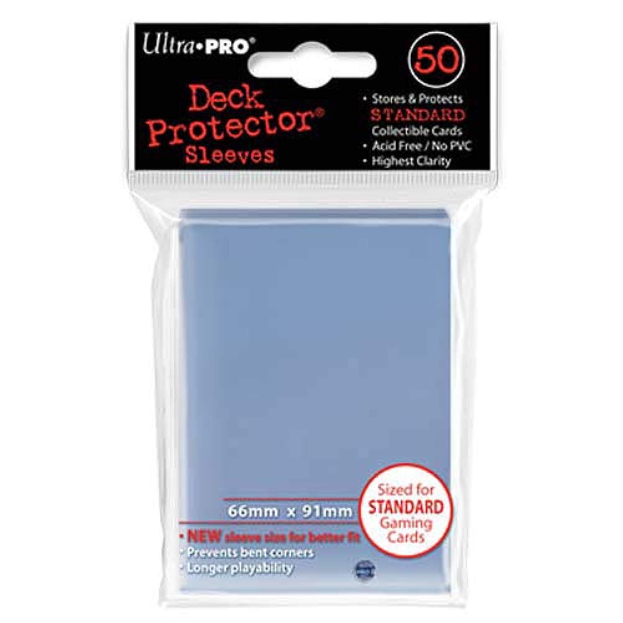 Ultra Pro - 330474 - Jeu De Cartes - Housse De Protection - Transparent - 50 Pièces - D12