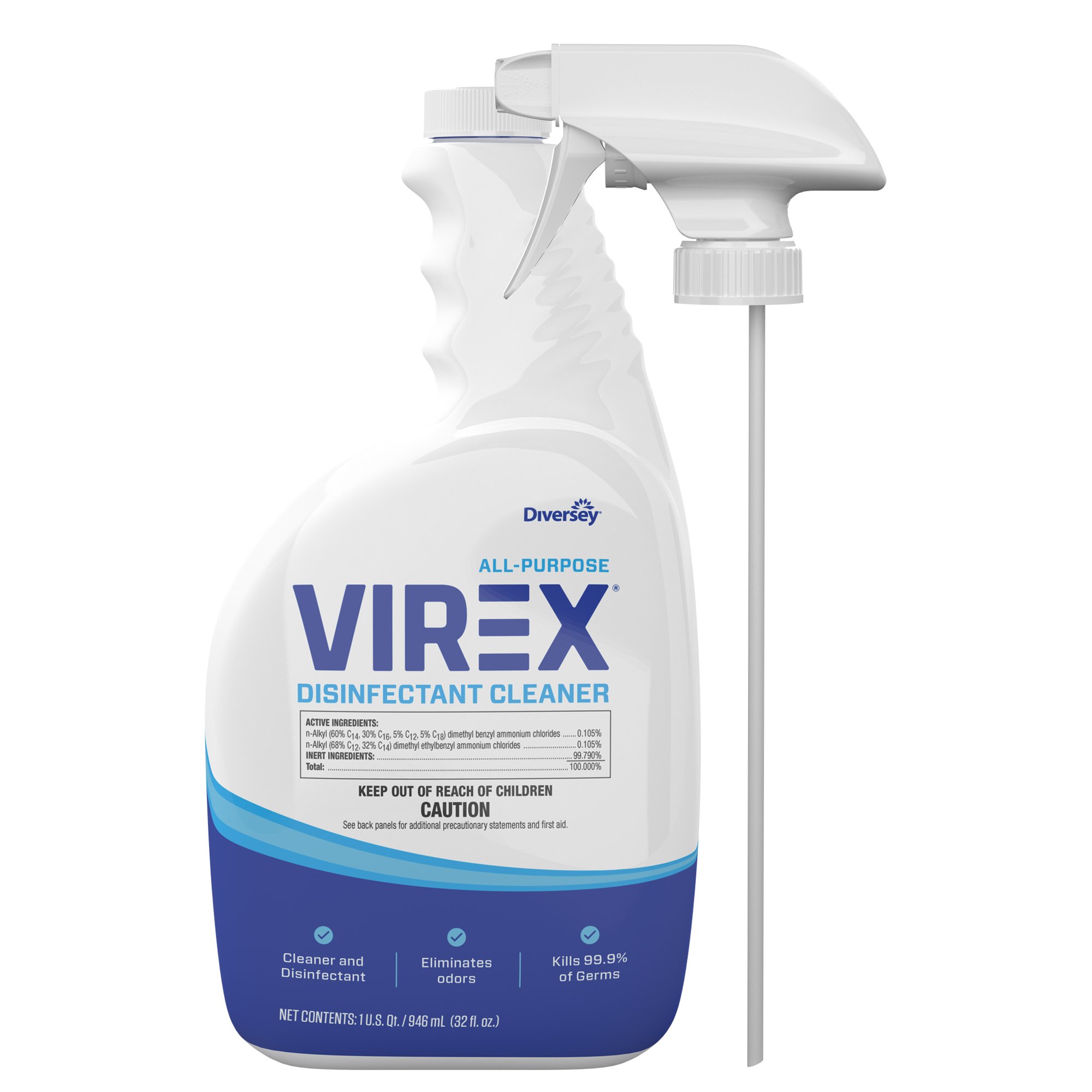 VIREX Diversey All Purpose Disinfectant Cleaner, Spray, 32 oz