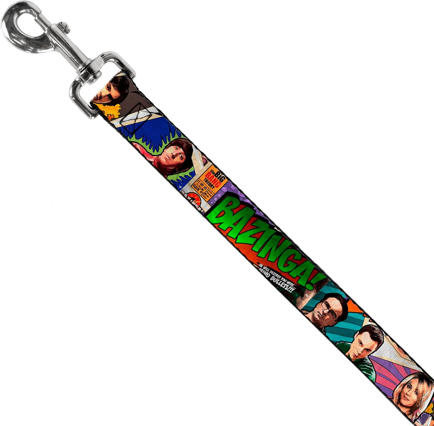 Dog Leash The Big Bang Theory Comic Strip 6 Feet Long 1.5 Inch Wide