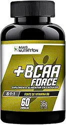 BCAA Force 8:1:1 60 capsulas Mais Nutrition Aminoacido