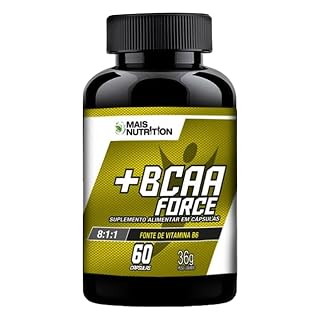 MAIS NUTRITION BCAA Force 60 Cápsulas com Vitamina B6