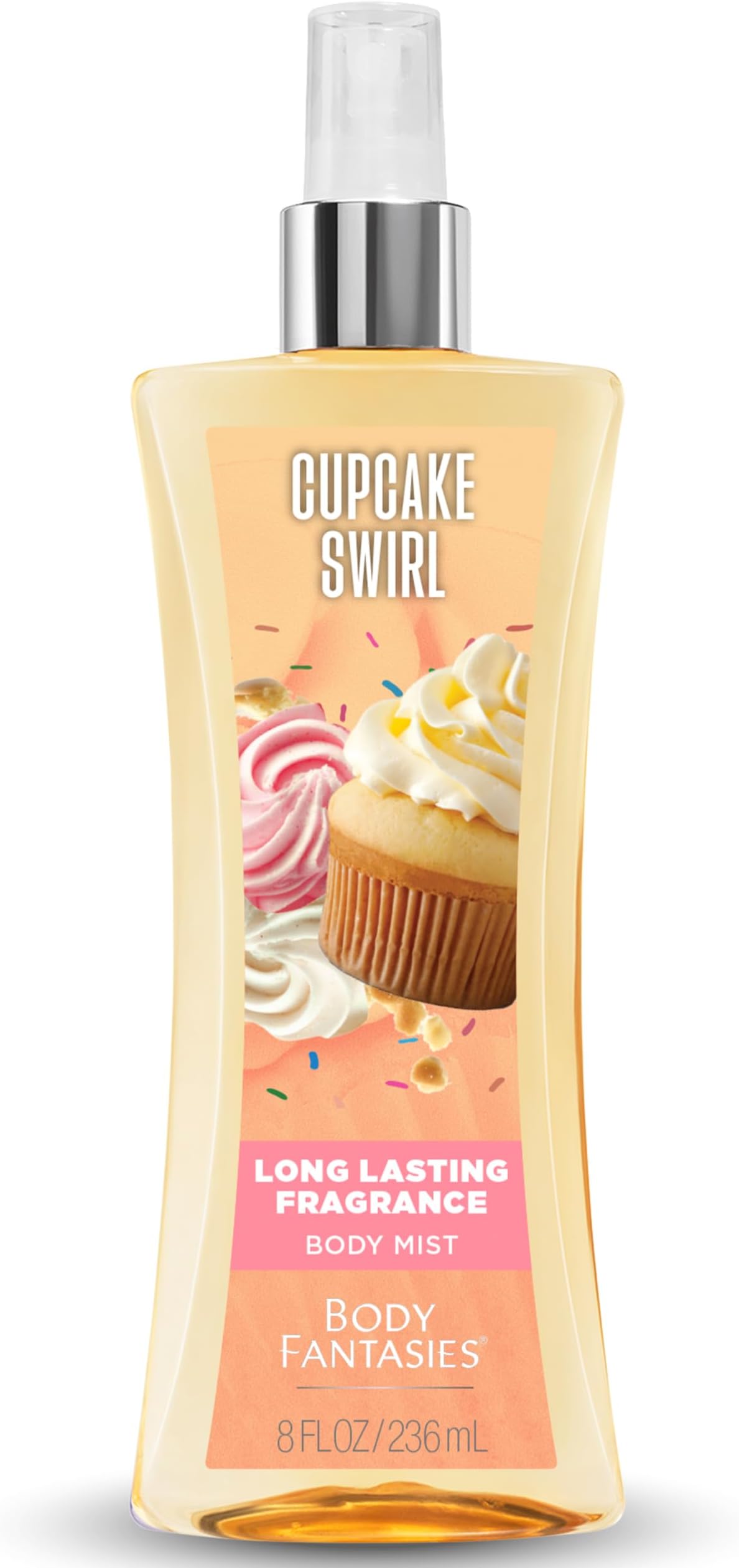CUPCAKE SWIRL BODY FANTASIES CUPCAKE SWIRL by Body Fantasies, BODY SPRAY 8 OZ