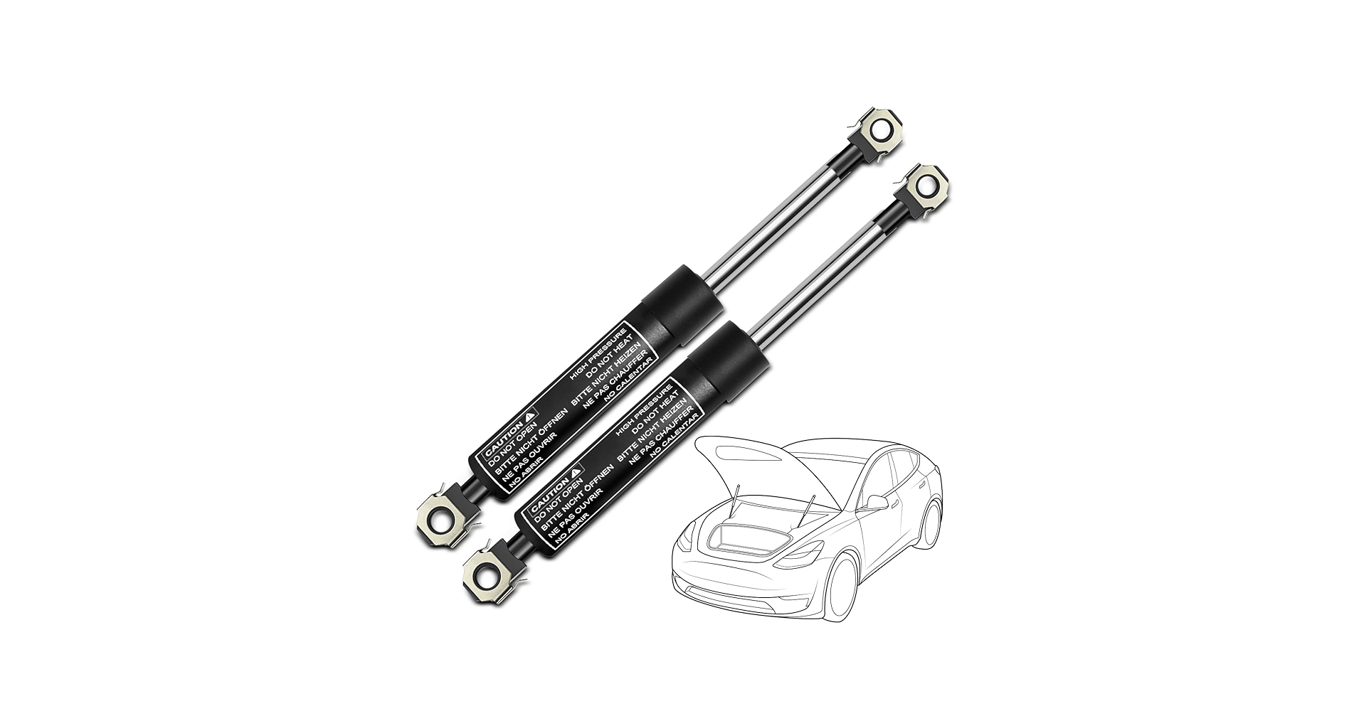Amazon.com: YHTAUTO Front Hood Gas Struts Shocks Replacement for Amazon.com: YHTAUTO Front Hood Gas Struts Shocks Replacement for