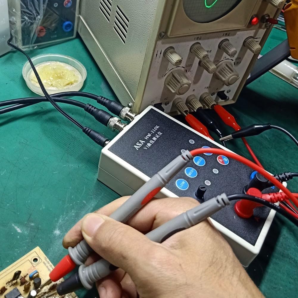 Hw210k Curve Dualchannel Vi Probador de mano Placa de circuito de frecuencia Detección en línea de 4 niveles para tener y excavación compatible analógica