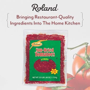 Roland Foods Sun-Dried Tomato Strips, Specialty Imported Food, 2.5 Pound Bag, Pack of 1