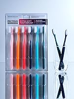 Vista 8 de Paquete de cepillos de dientes manuales extrasuaves, 6 unidades, cepillos de dientes de limpieza profunda para dientes sensibles y encías