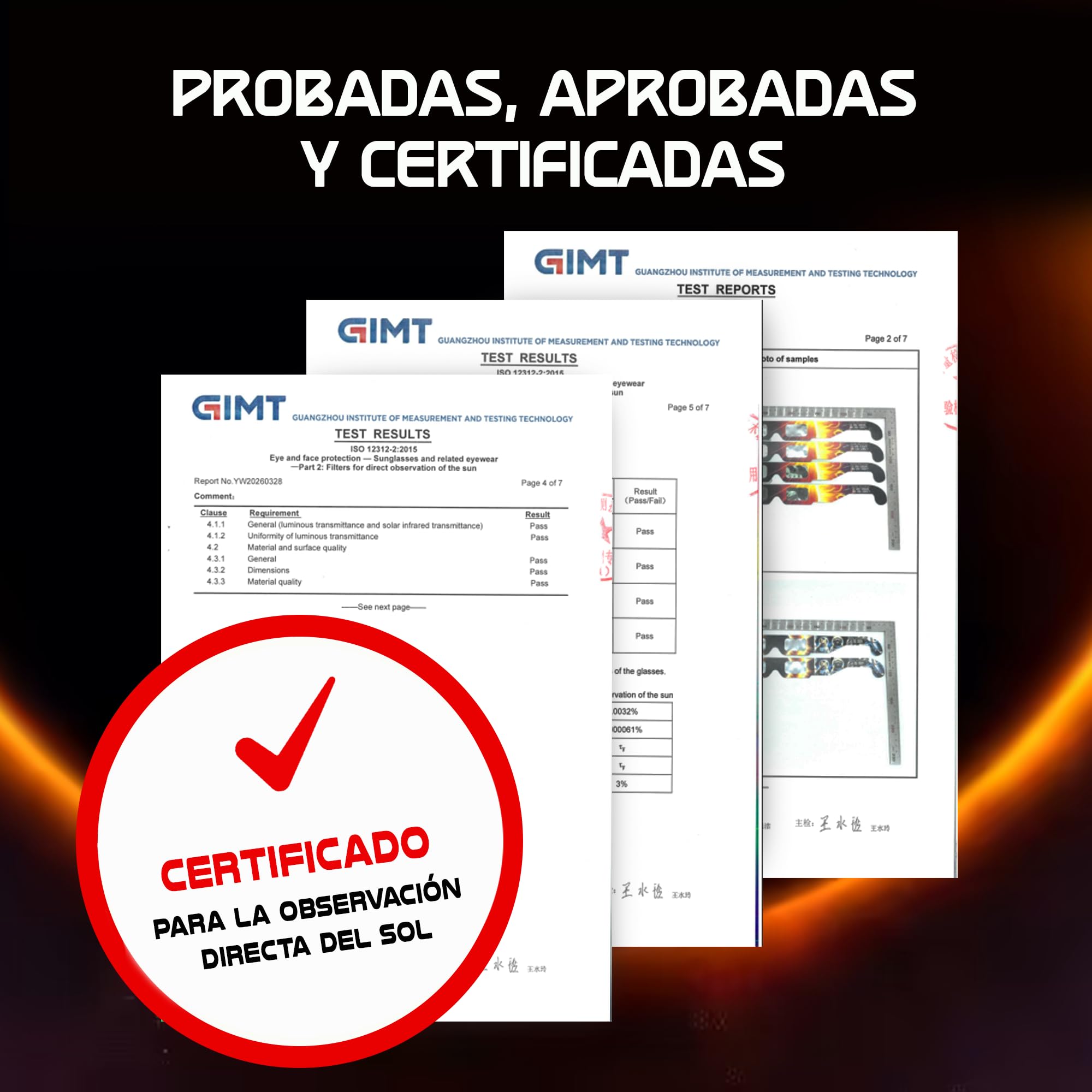 Galaxium Gafas Eclipse Solar Homologadas, ISO 12312-2, 6/12/25/50/100 Pack